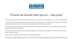 Desktop Screenshot of onthewaterchartguides.org